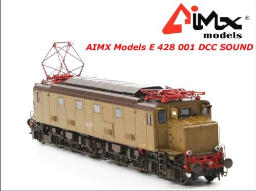 Aimx Models AX2003S+ Locomotiva E 428 001 Breda - DCC SOUND ESU